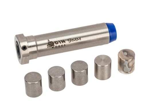Odin Works Adjustable 9mm Buffer for AR9 disassembles easily to optimize buffer weight